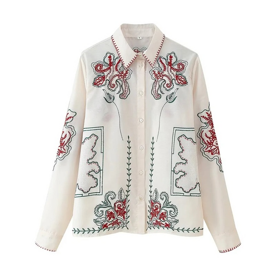 Larsa Embroidered Coord Set