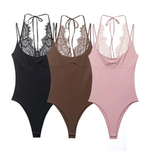 Demi Lace Trim Bodysuit