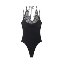 Demi Lace Trim Bodysuit