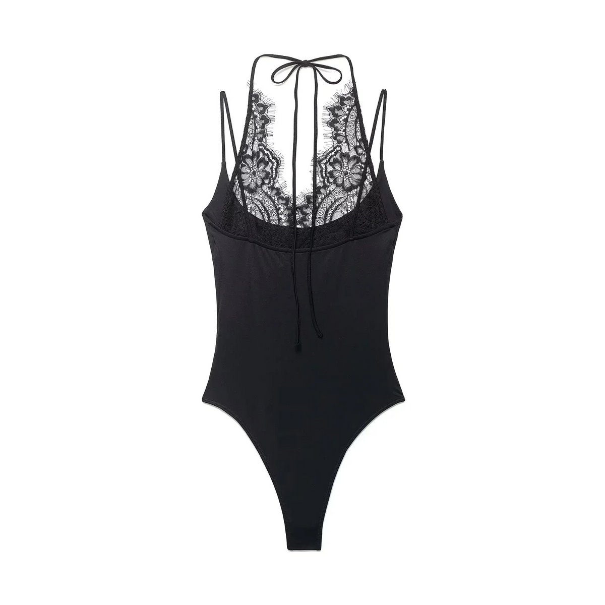 Demi Lace Trim Bodysuit
