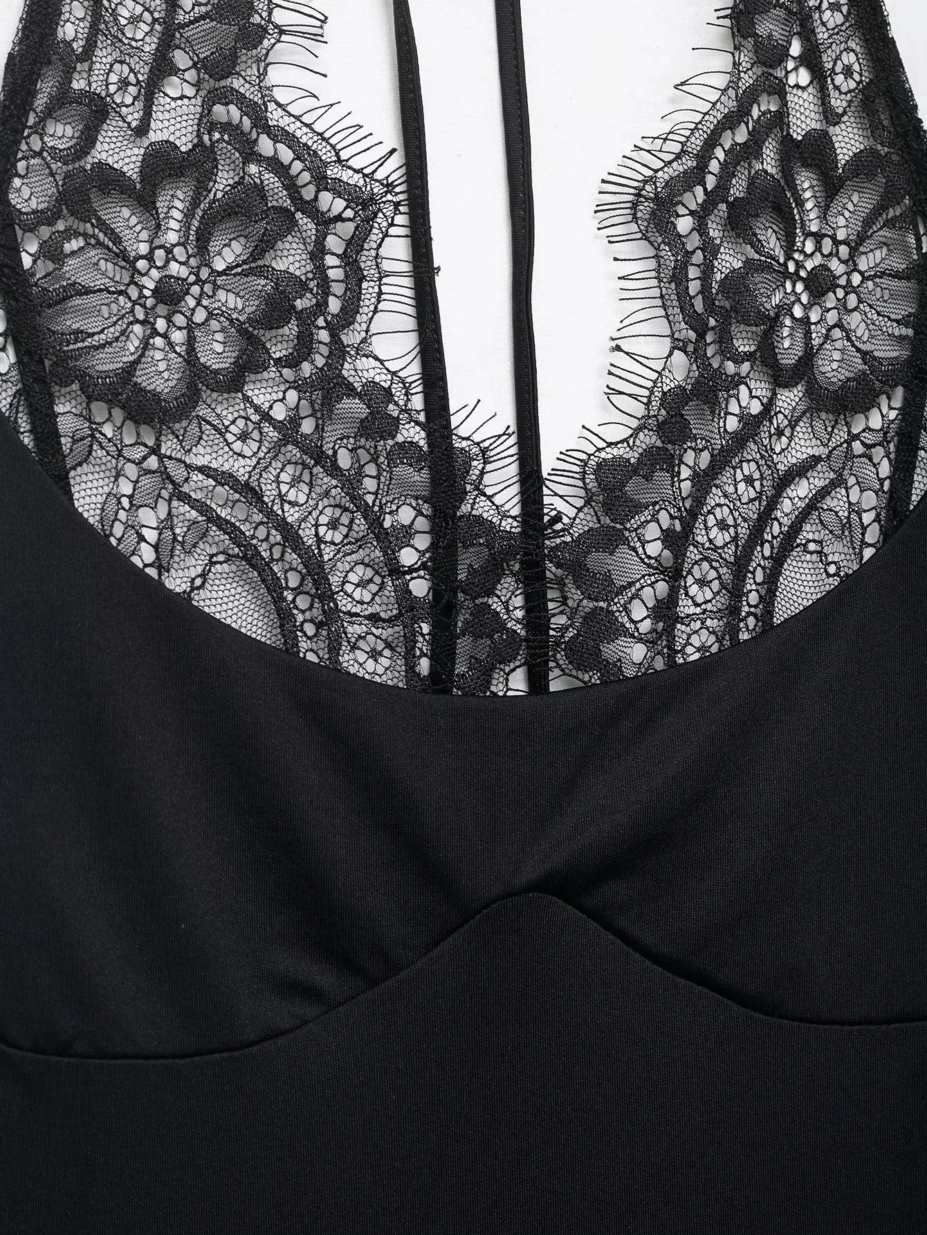 Demi Lace Trim Bodysuit