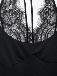 Demi Lace Trim Bodysuit