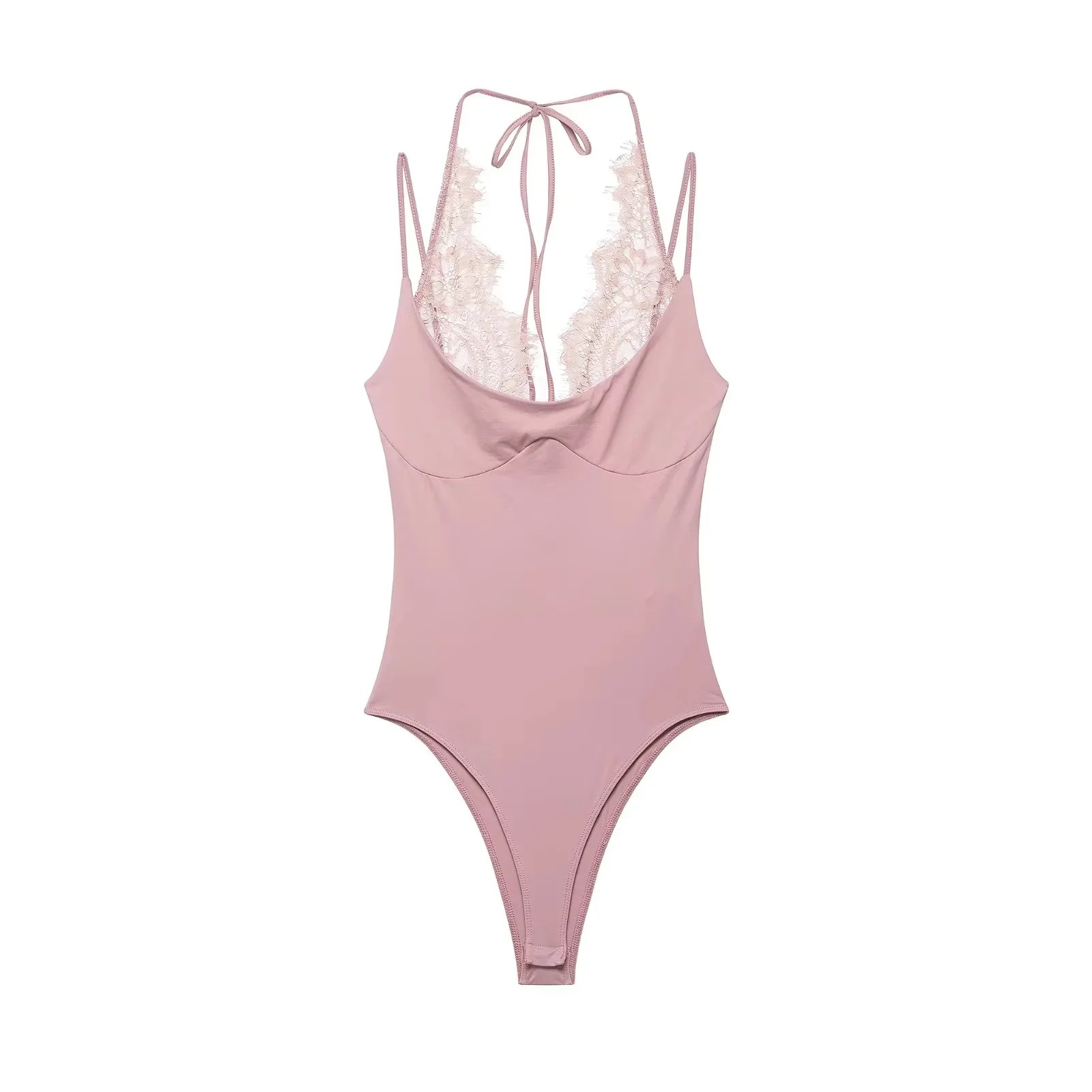 Demi Lace Trim Bodysuit