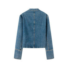 Alison Cropped Vintage Denim Jacket