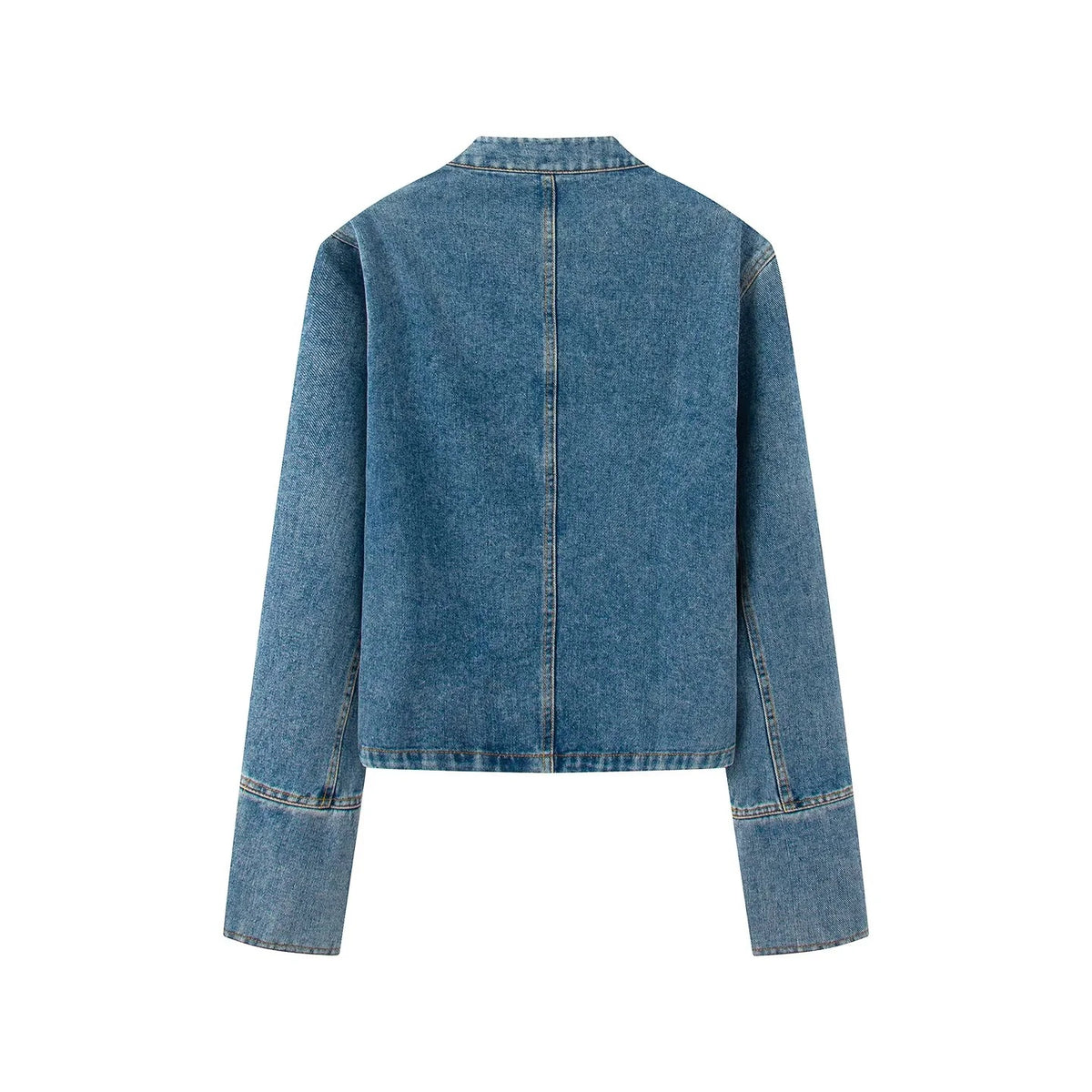 Alison Cropped Vintage Denim Jacket