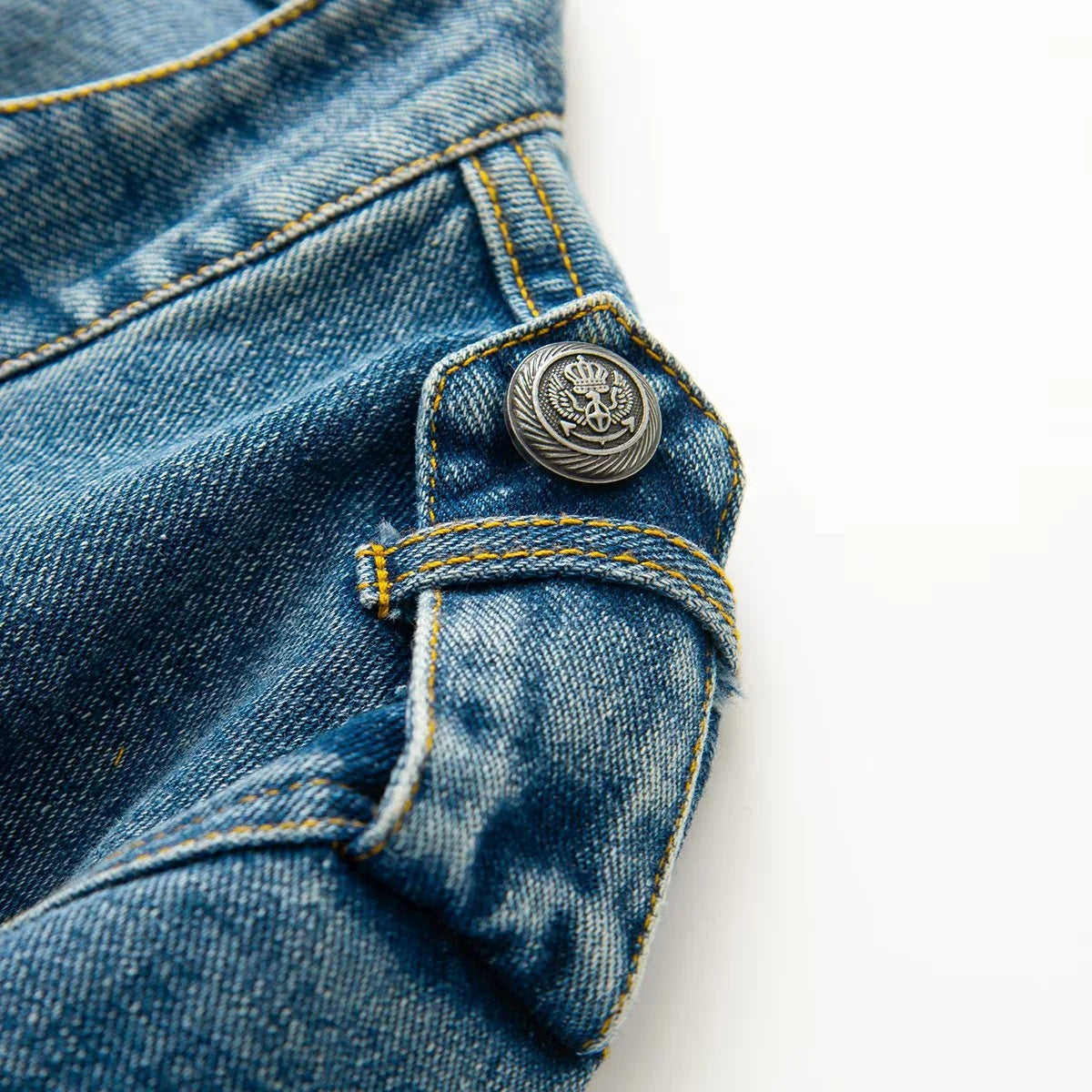 Alison Cropped Vintage Denim Jacket