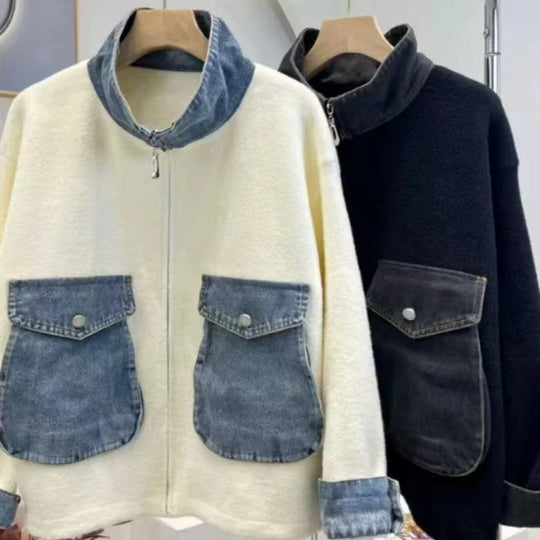 Sula Denim Patchwork Cardigan