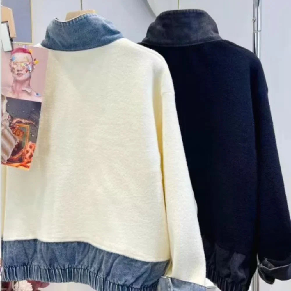 Sula Denim Patchwork Cardigan