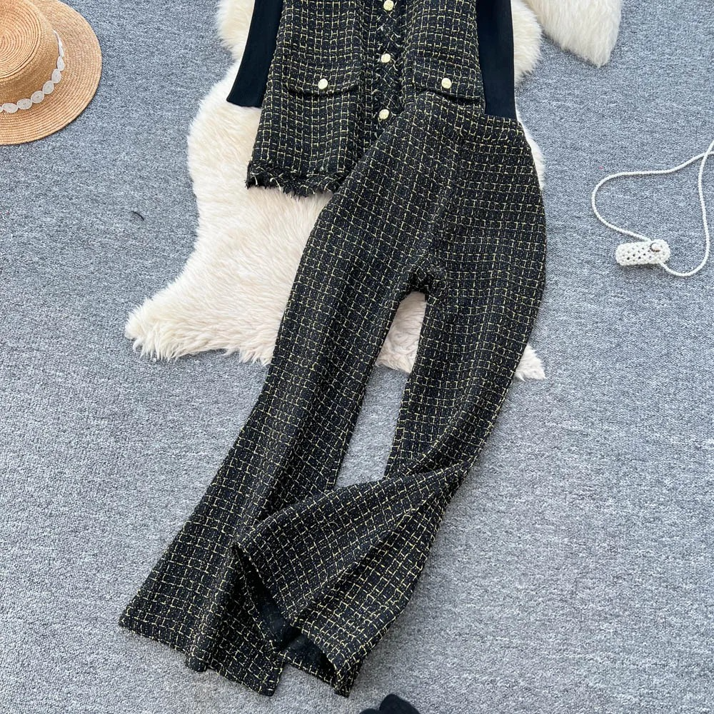 Paisley Tweed Three Piece Luxury TrackSets