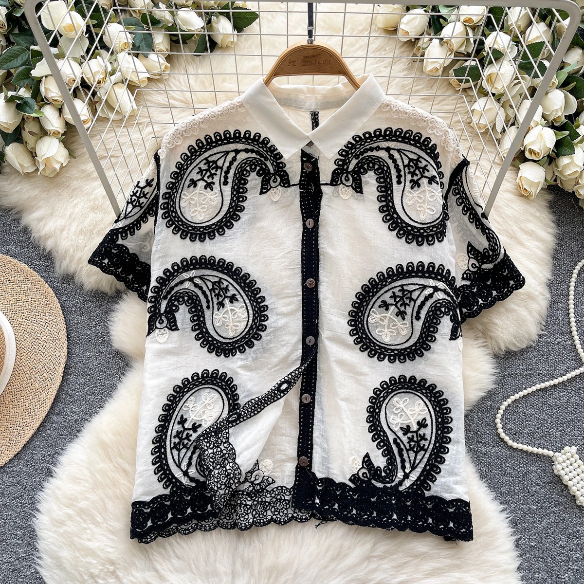 Julie Premium Embroidered Shirt