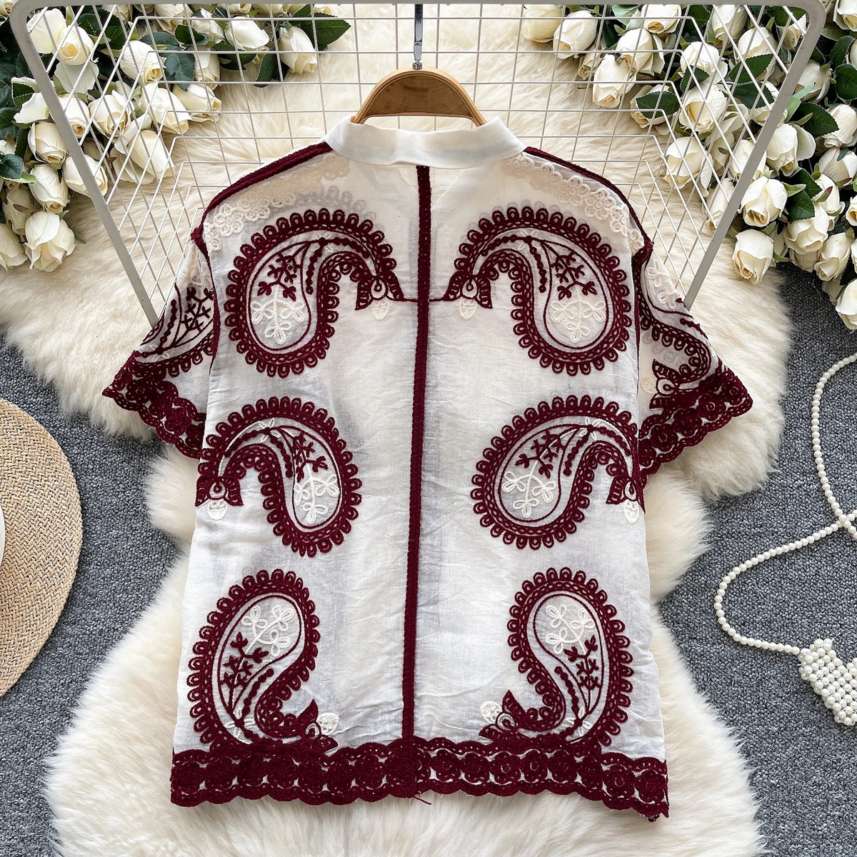 Julie Premium Embroidered Shirt
