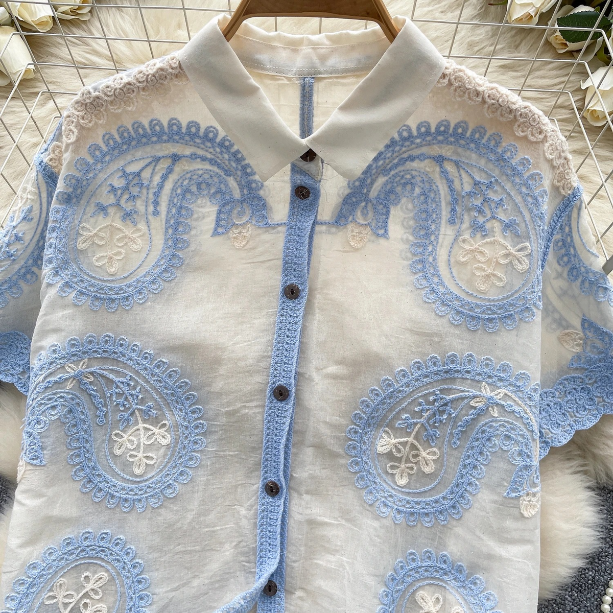 Julie Premium Embroidered Shirt