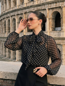 Gabriella Polka Dot Blouse