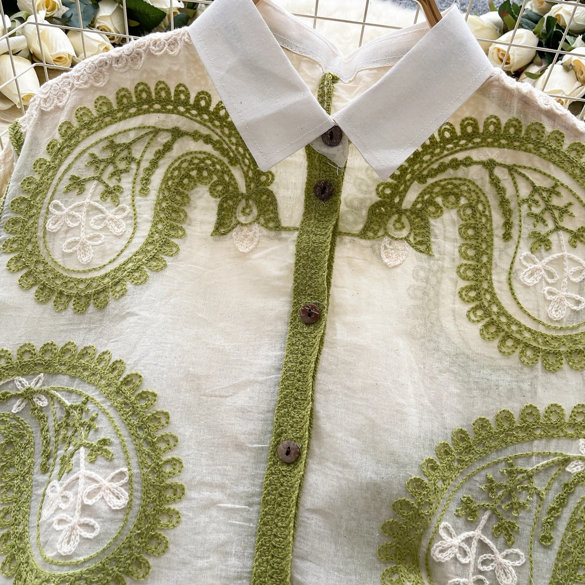 Julie Premium Embroidered Shirt