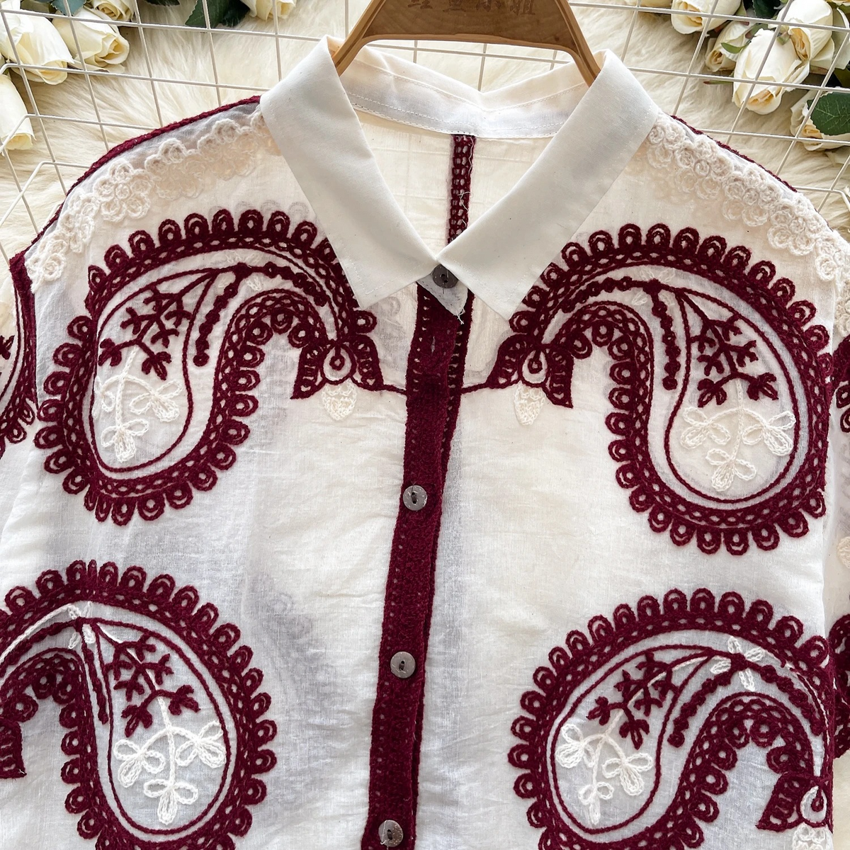 Julie Premium Embroidered Shirt