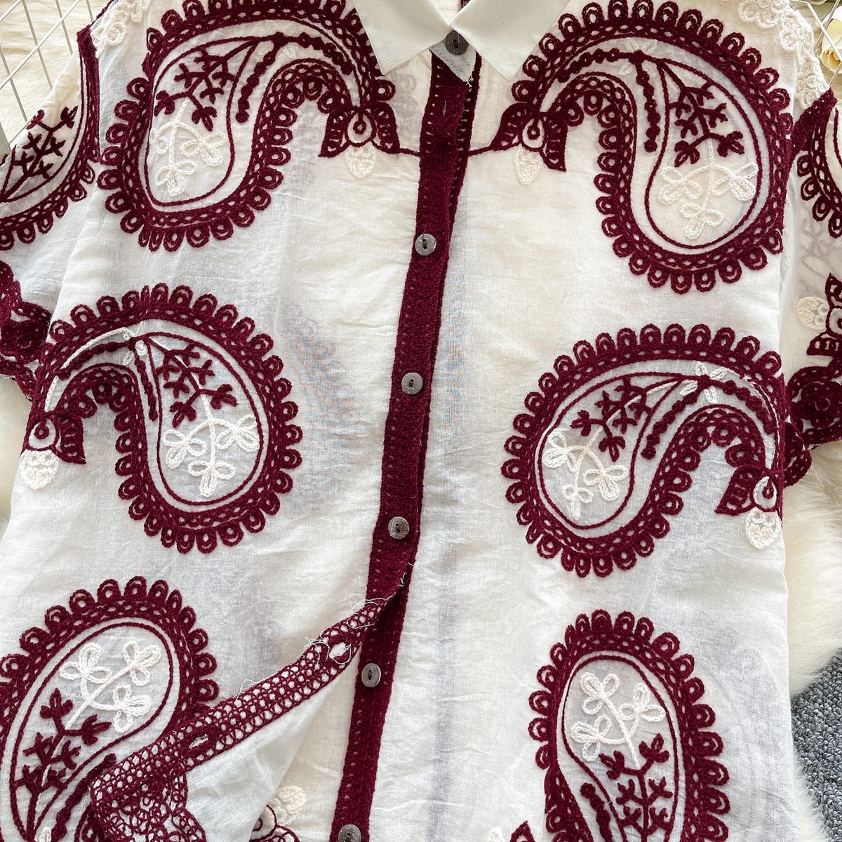 Julie Premium Embroidered Shirt