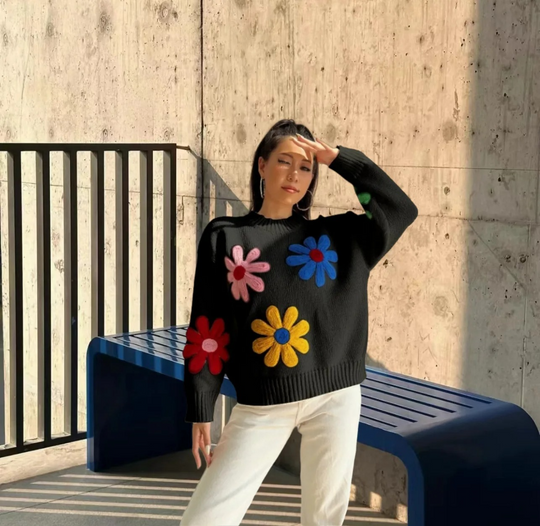 Flora 3D detailing Sweaters
