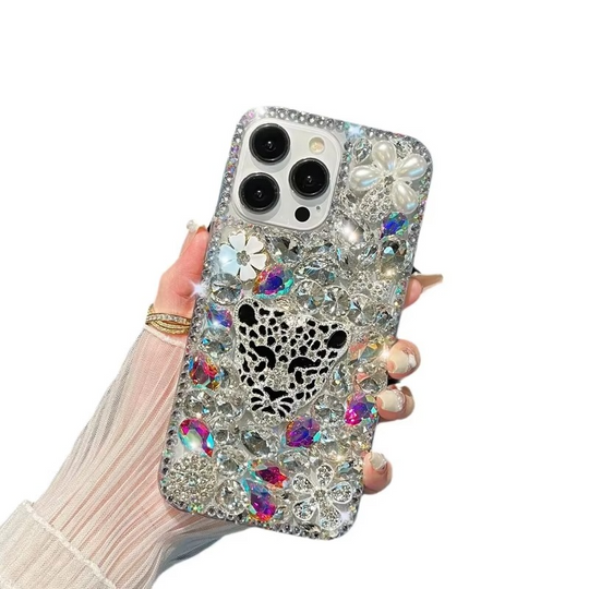 3D Bling Stone Work Shockproof Mobile Case