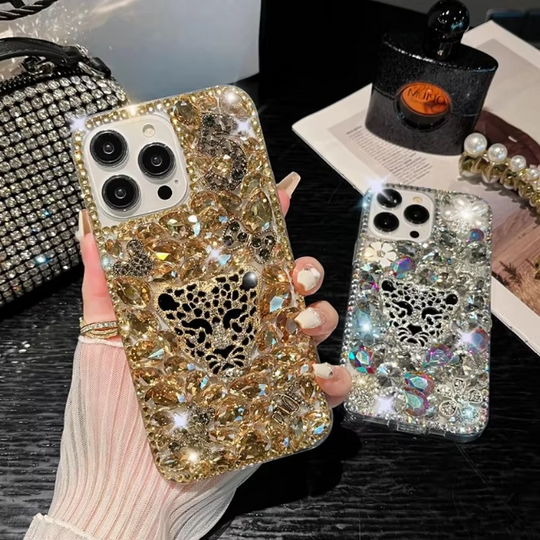 3D Bling Stone Work Shockproof Mobile Case