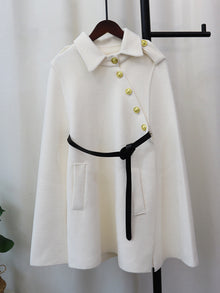 Leslie Buttoned Woolen Cover Up