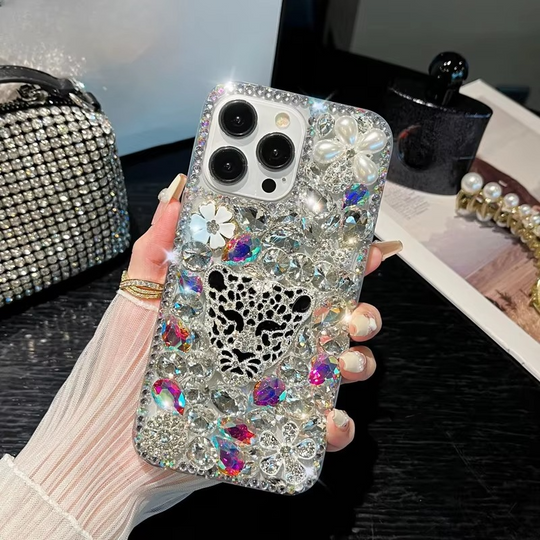 3D Bling Stone Work Shockproof Mobile Case