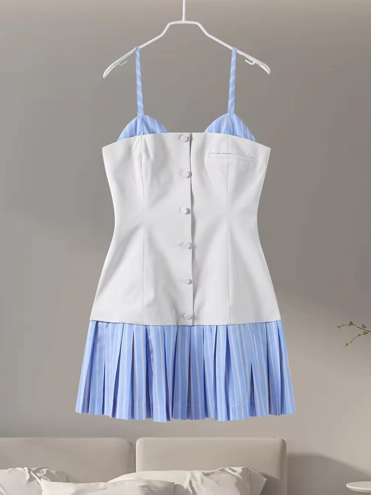Lumia Suspender Mini Dress
