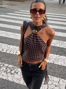 Aspen Top With Attached Scarf