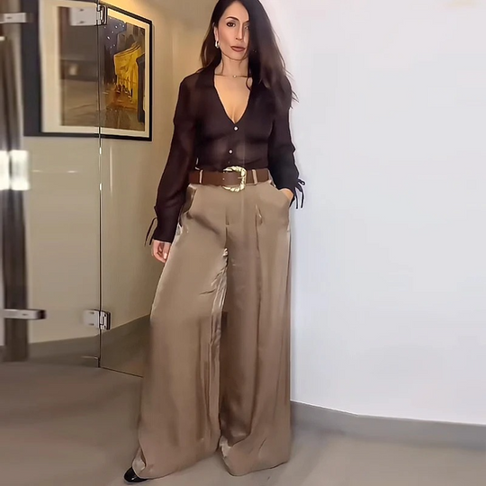 Alison high waisted wide legged Pants
