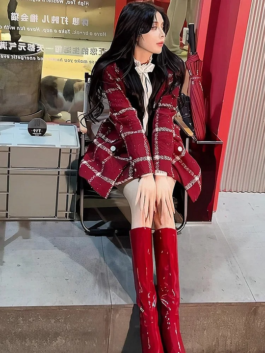 Judy Tweed Coord Set with Bag