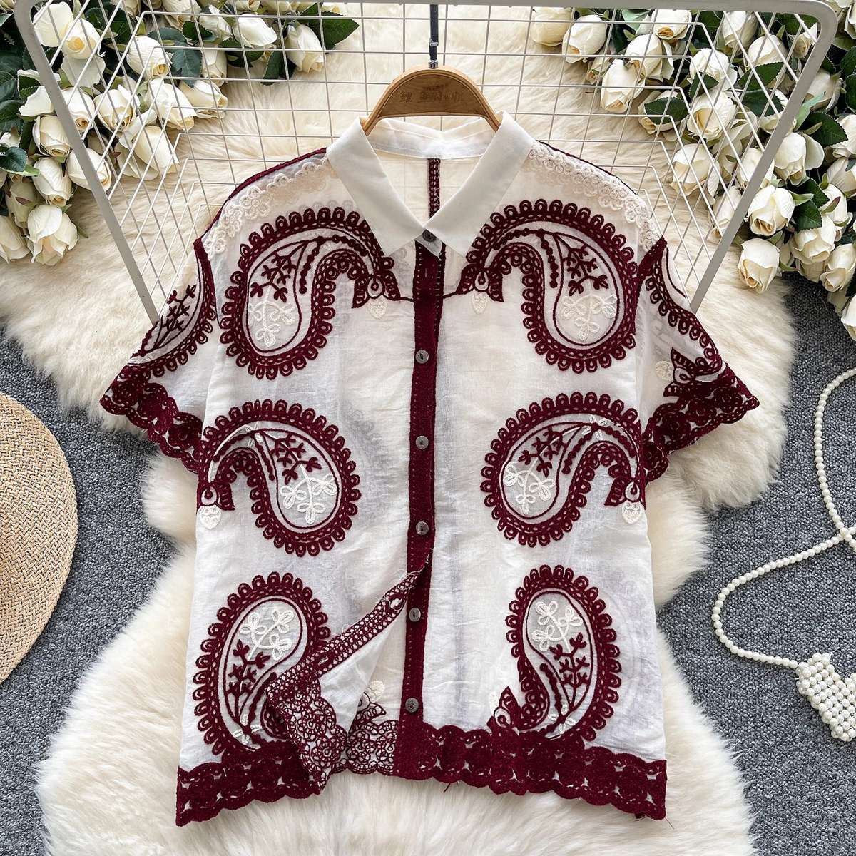 Julie Premium Embroidered Shirt