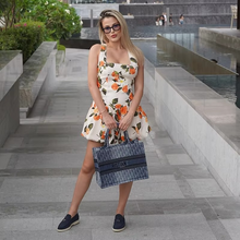 Limoncello Printed Mini Dress