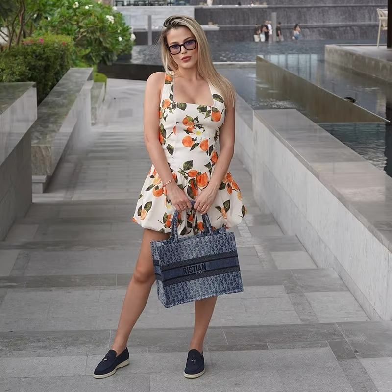 Limoncello Printed Mini Dress