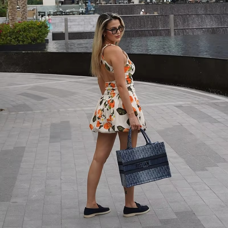 Limoncello Printed Mini Dress