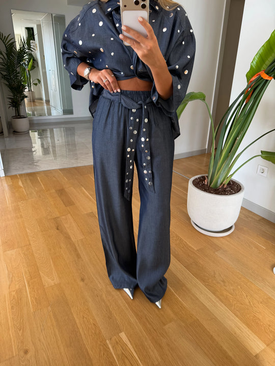 Kylie Metal Studded Coordinated Set