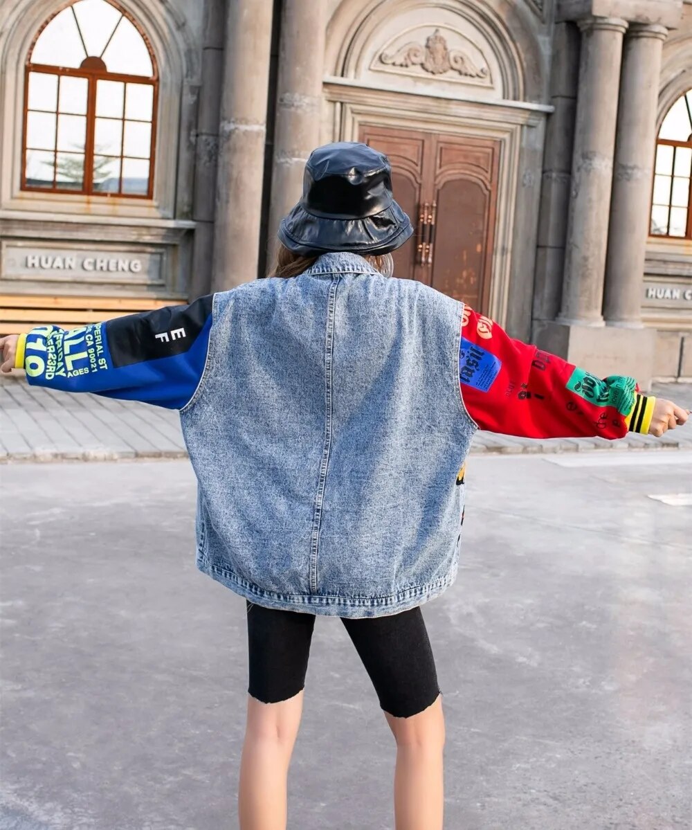 Alaska Denim Jacket with Sequined work