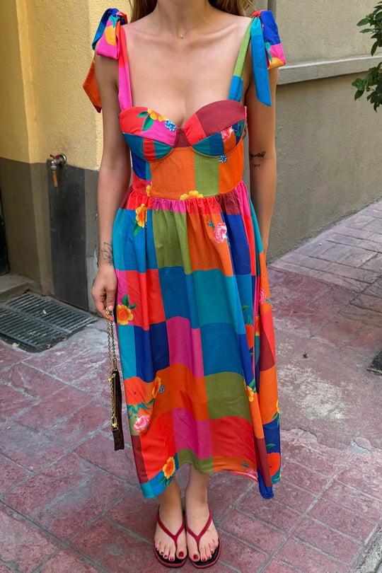 Alessia Floral Off-Shoulder Dress