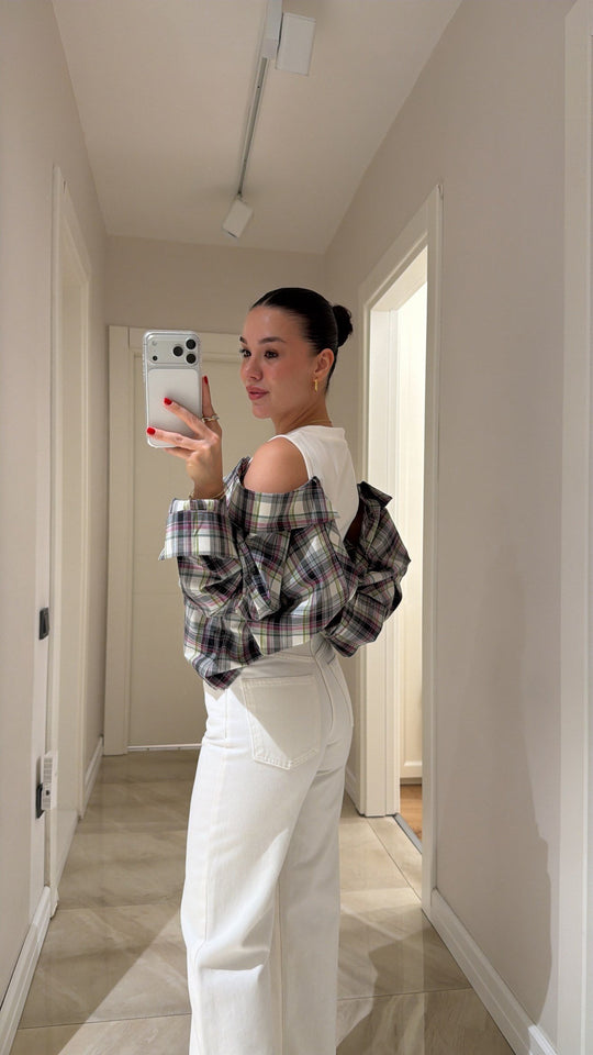 Genevieve Plaid Tank Top