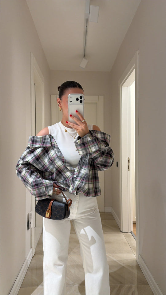 Genevieve Plaid Tank Top