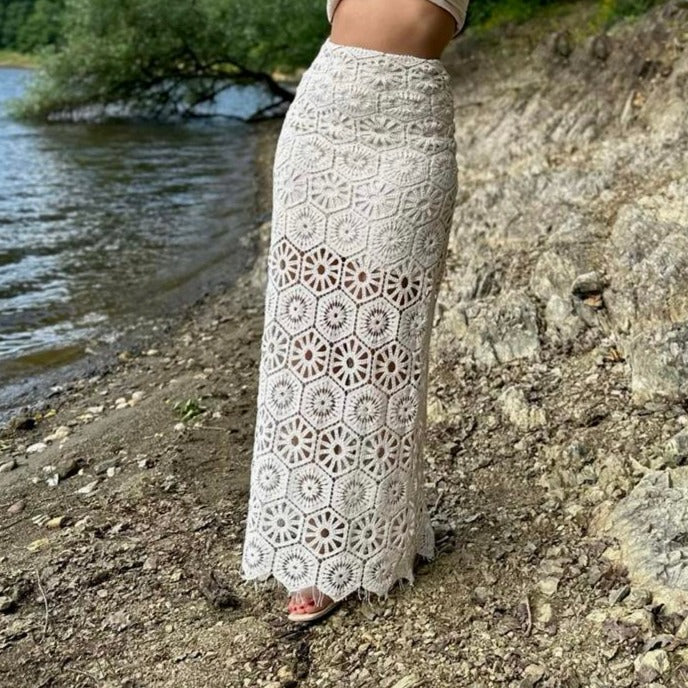 Coral Two Piece Crochet Set