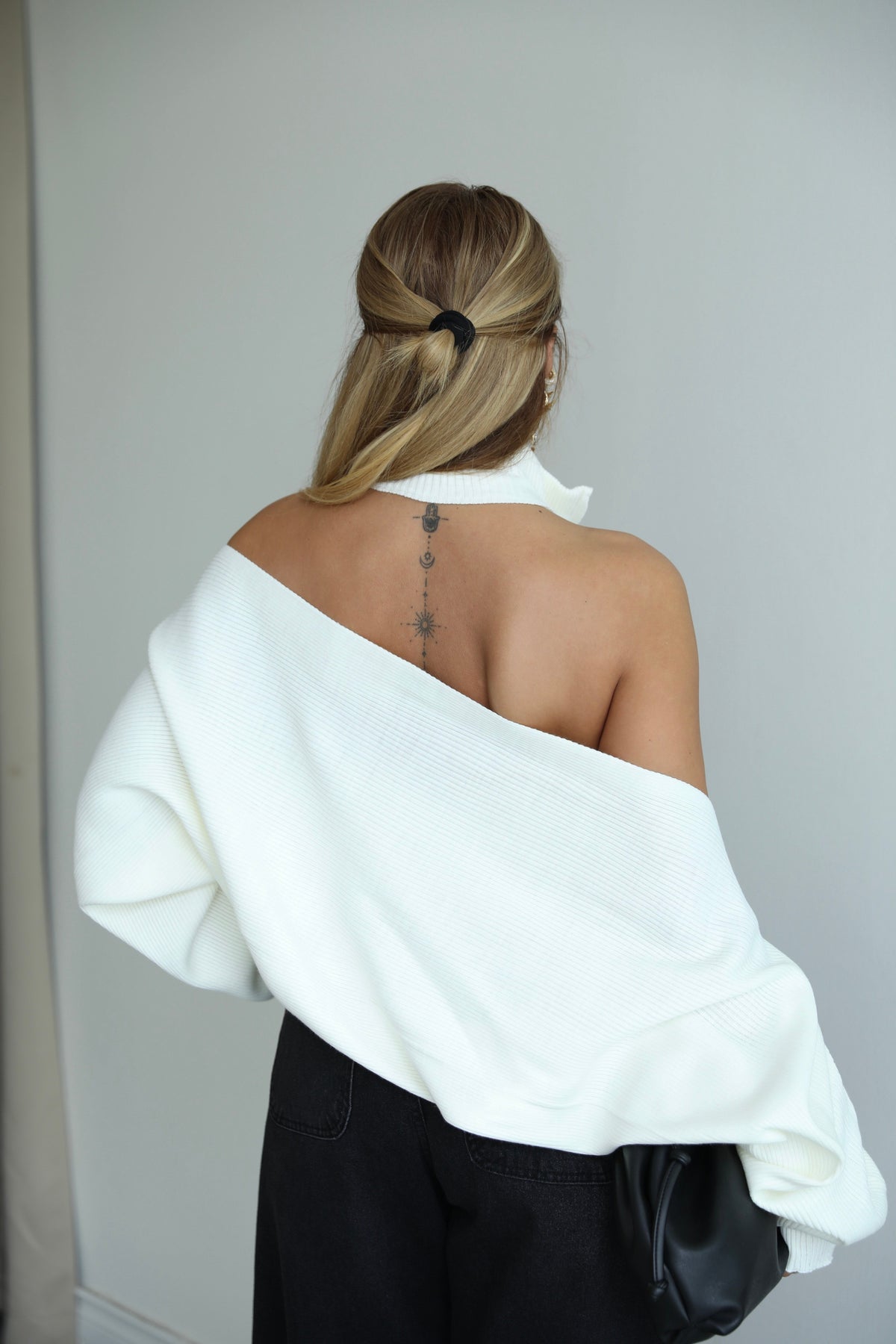 Liana Knitted Blouse with Coordinated Shrug