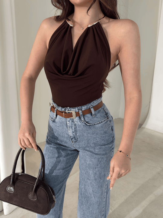 Inara Jewel Collar Bodysuit