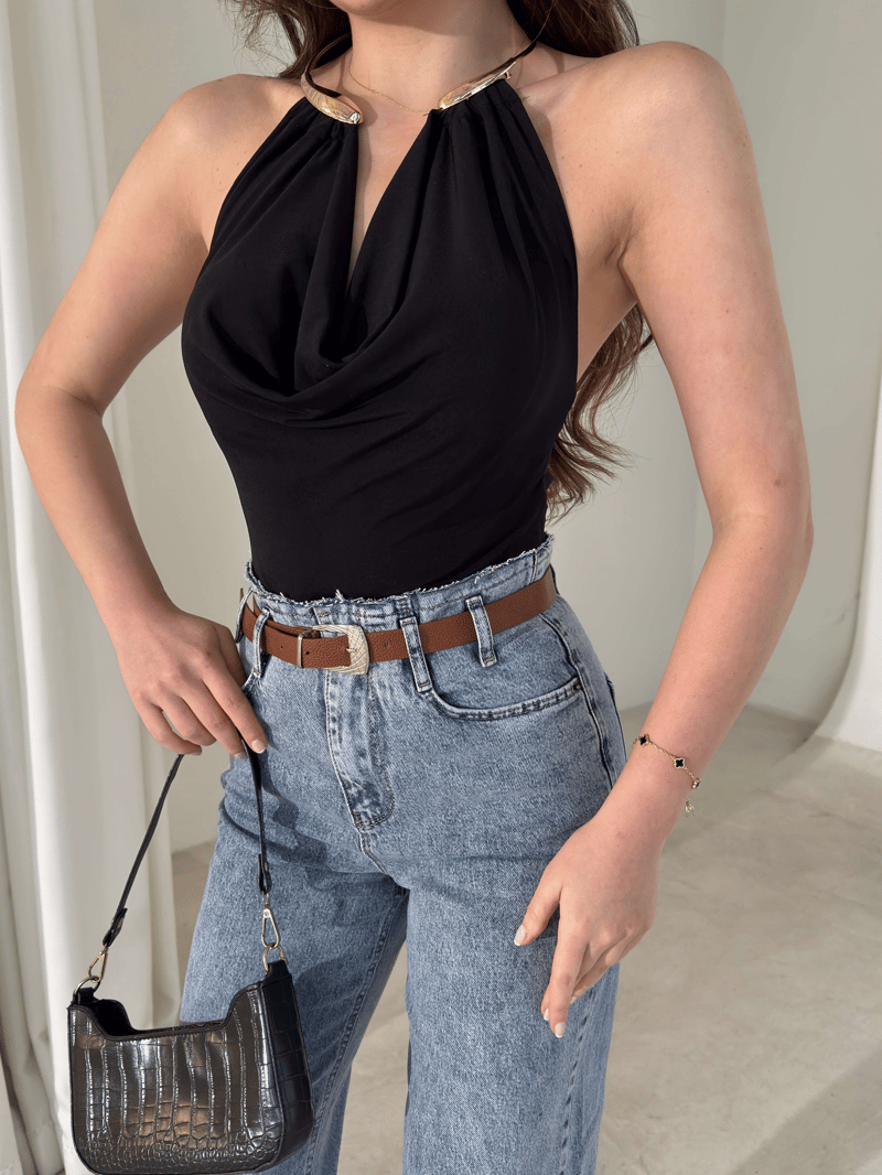 Inara Jewel Collar Bodysuit