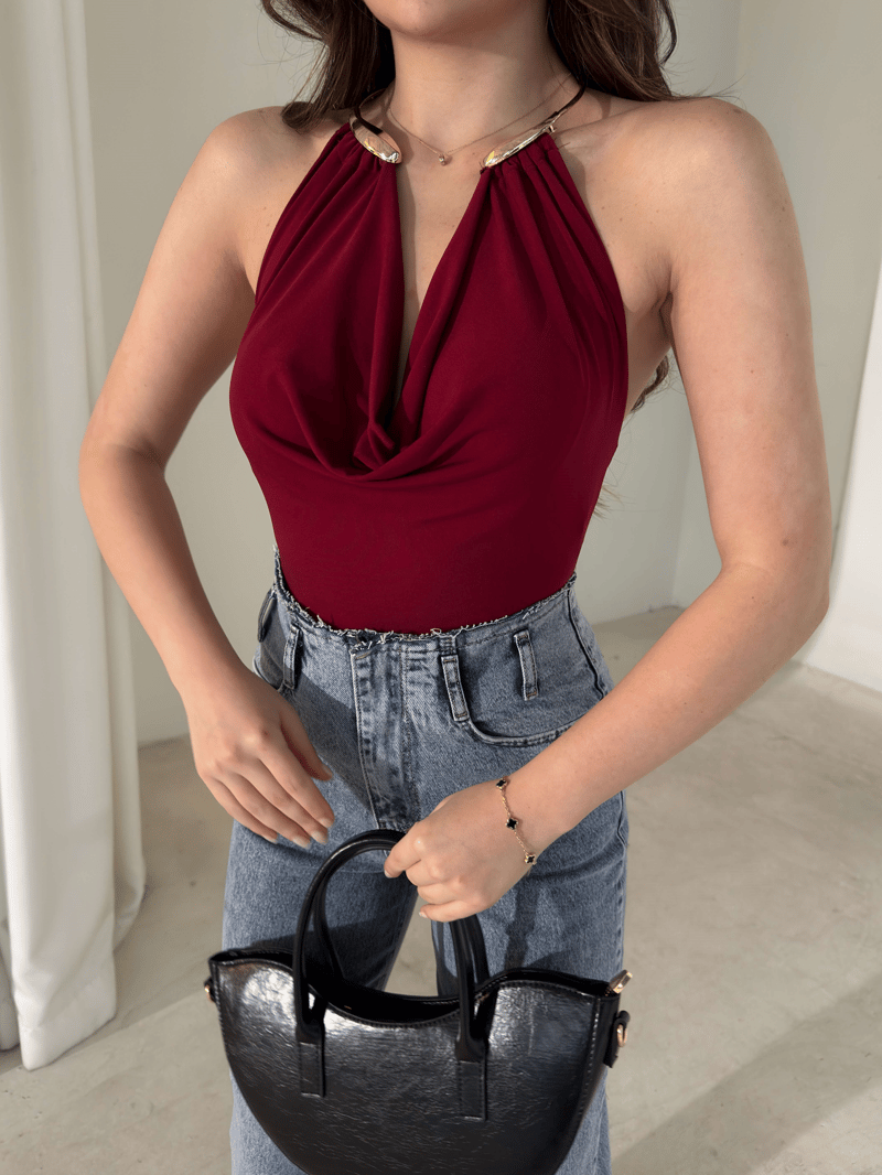 Inara Jewel Collar Bodysuit