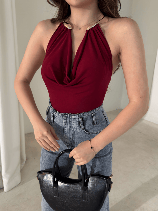 Inara Jewel Collar Bodysuit