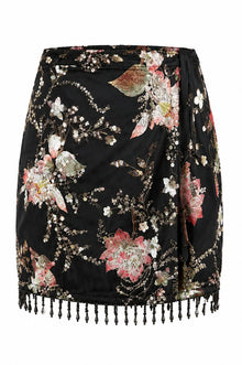 Panache Wrap Around Sequined Skirt