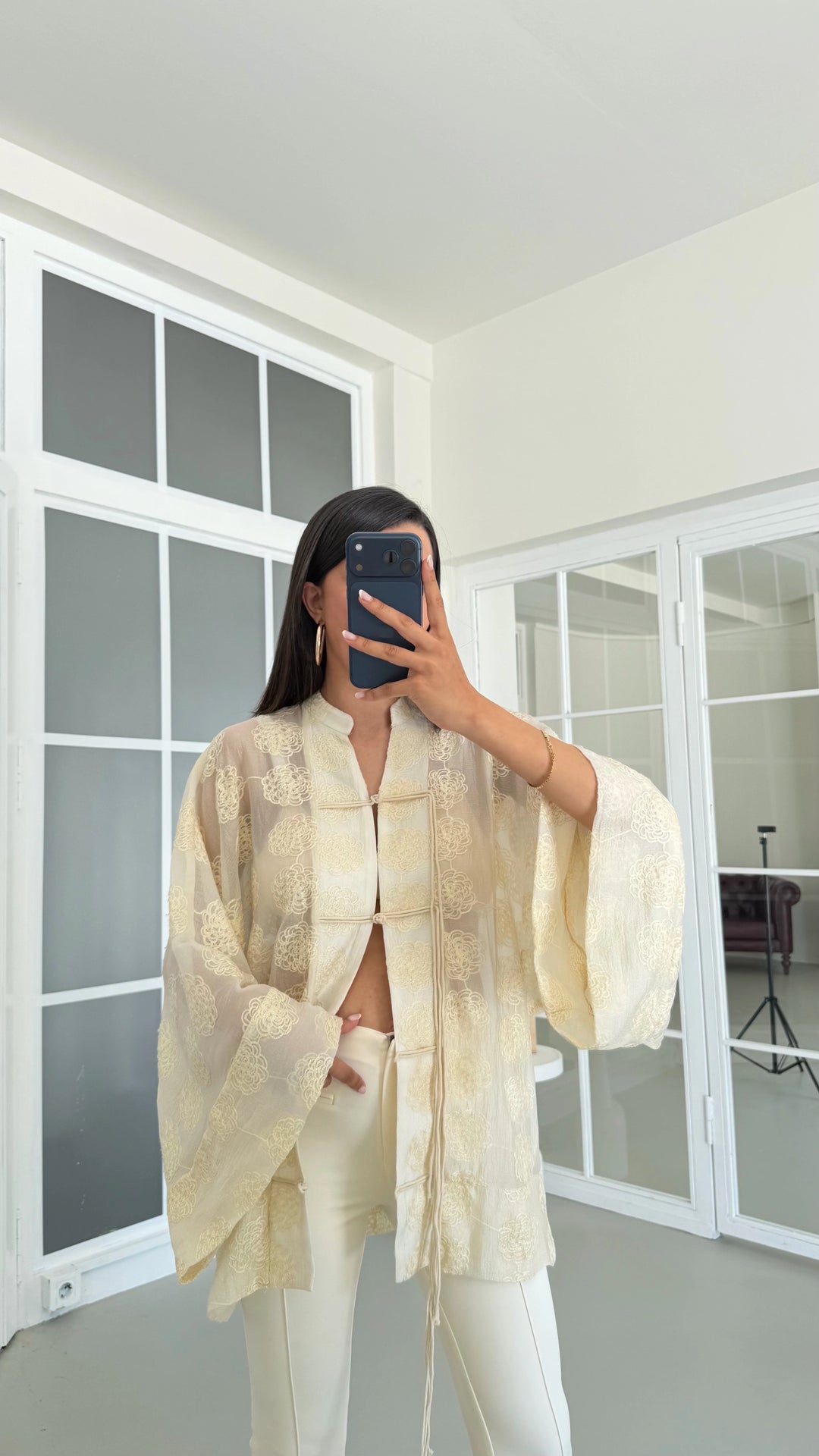 Renata Embroidered Kimono