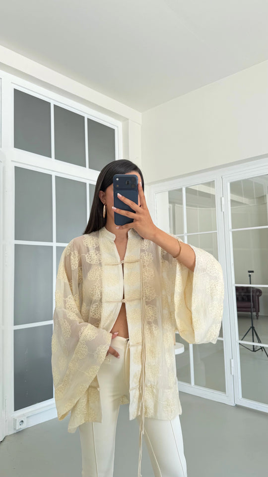 Renata Embroidered Kimono