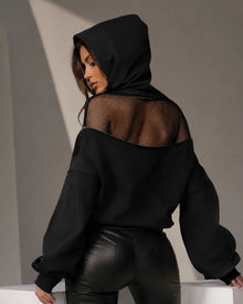 Marbella Backless Zipper Hoodie