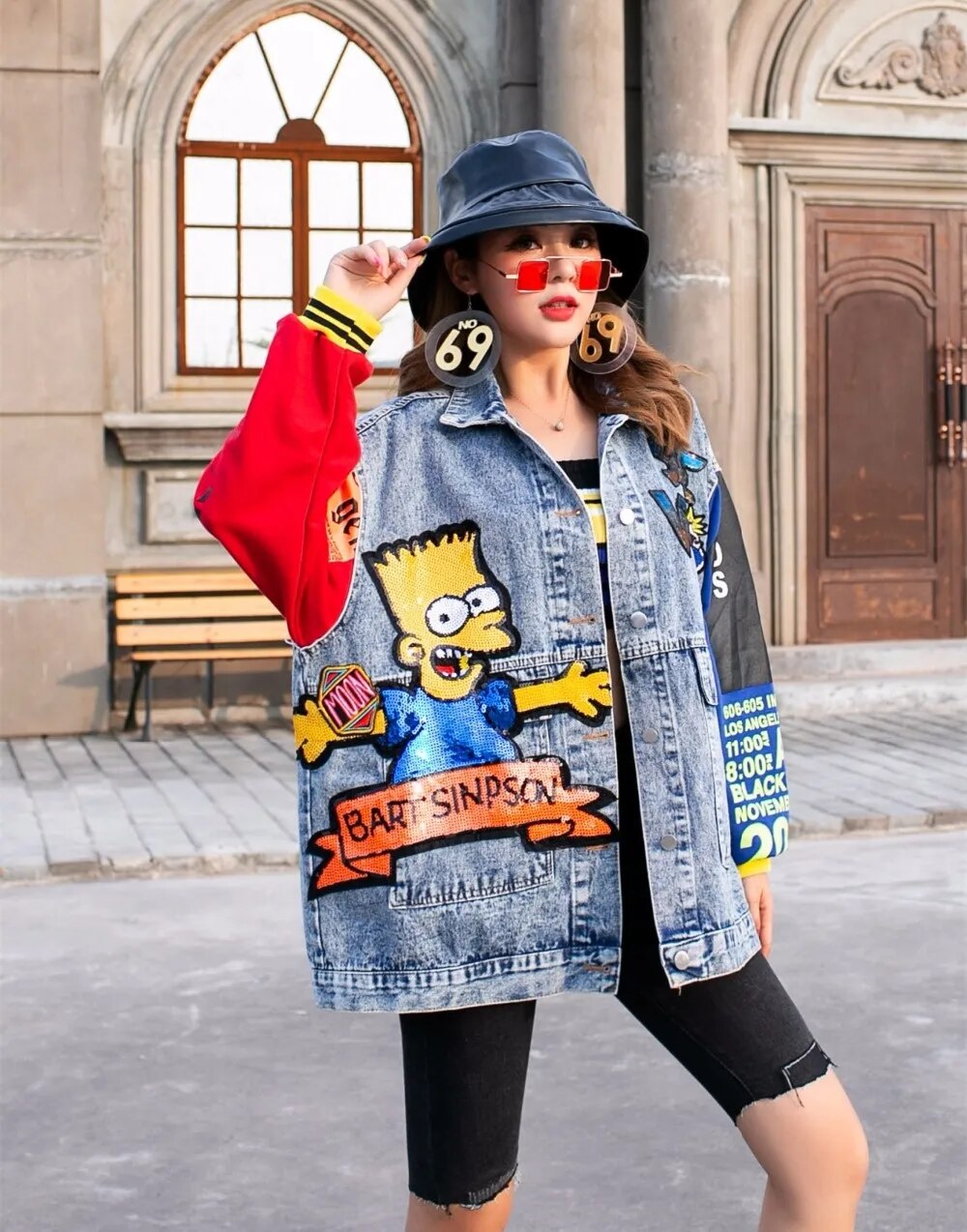 Alaska Denim Jacket with Sequined work