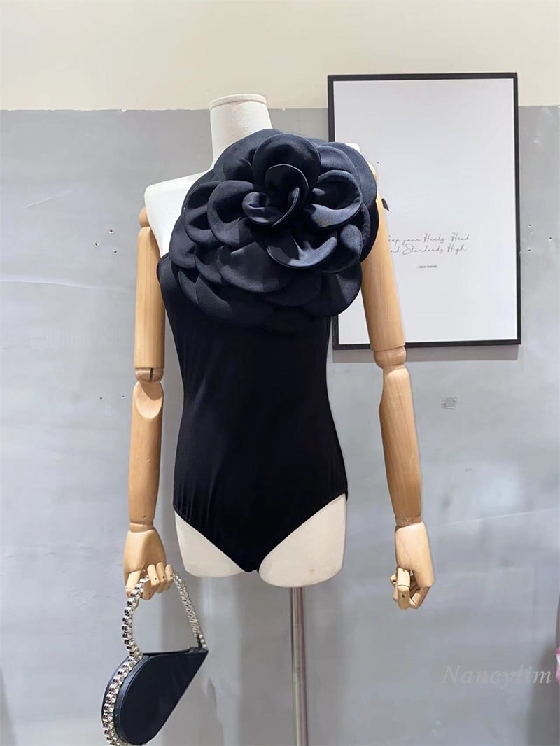 Alia 3D Flower Applique Bodysuit